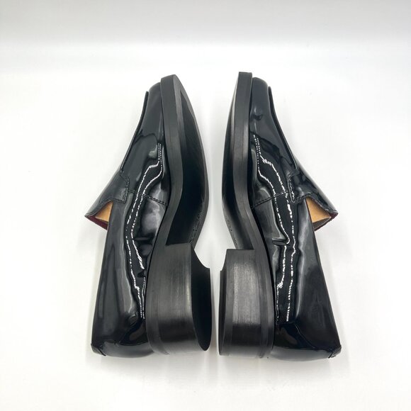 5W 5 WIDE WIDTH Franco Sarto Bocca Black Patent‎ Loafers Shoes - Picture 7 of 13